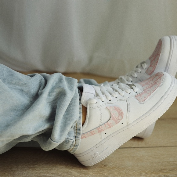 custom nike air force dior